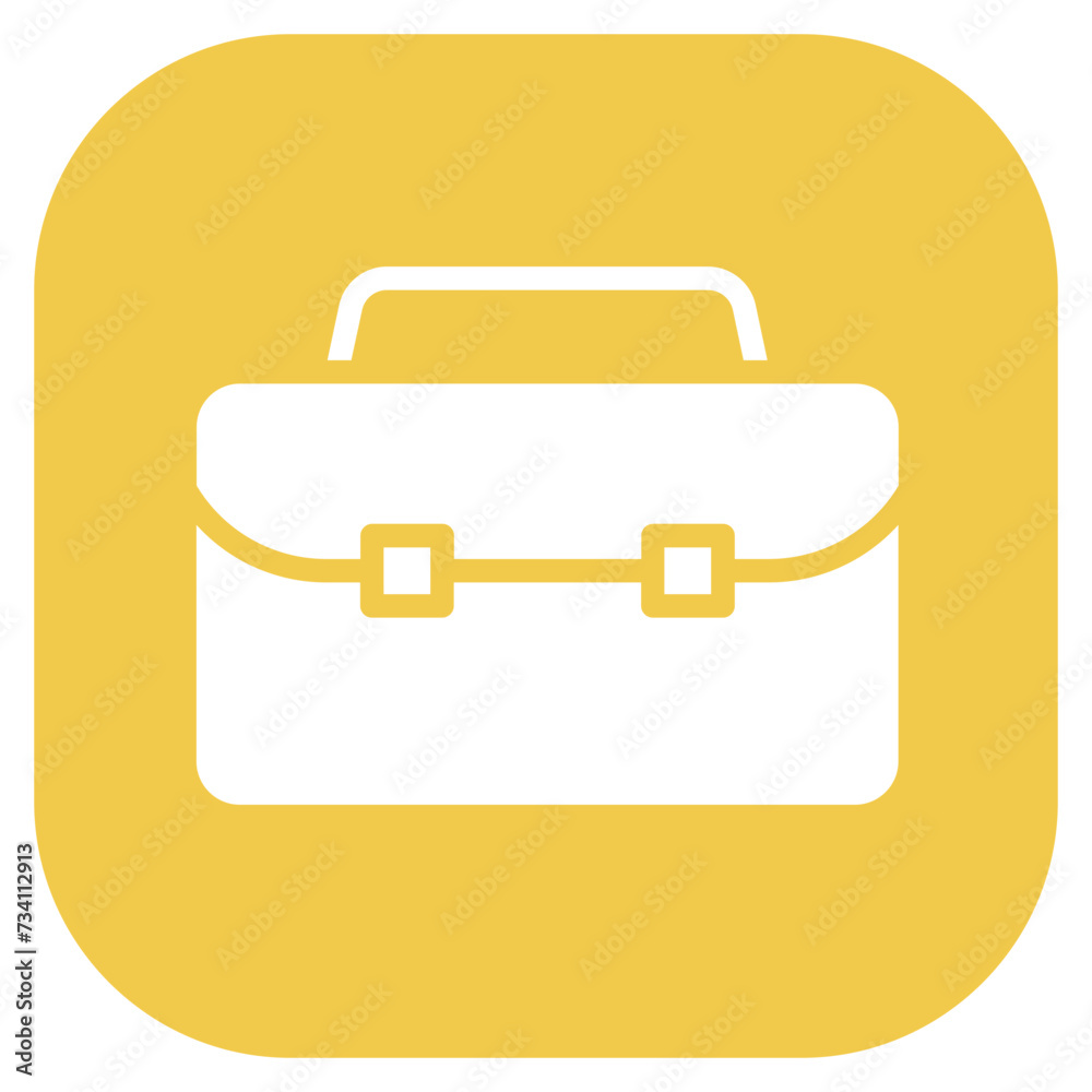 Wall mural Briefcase Icon