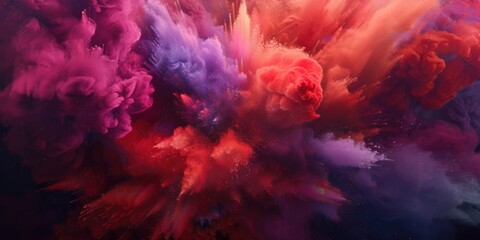 Colored smoke swirling in the air, perfect for adding a vibrant touch to your designs and projects