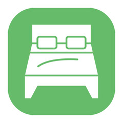 Double Bed Room Icon