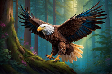 Fototapeta premium Eagle, aguia
