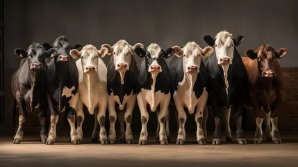Gordijnen dairy show cows © PikePicture