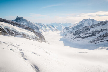 Fototapeta na wymiar Swiss Alps Jungfrau-Aletsch