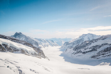 Fototapeta na wymiar Swiss Alps Jungfrau-Aletsch