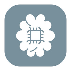Brain Chip Icon