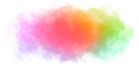 Gradient rainbow colorful cloud or smoke. Lgbt concept.