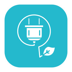 Eco Power Socket Icon