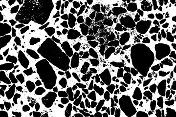 Rustic grunge texture with grain and stains. Abstract noise background. PNG graphic illustration with transparent background.