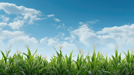 Obraz premium farming corn crops