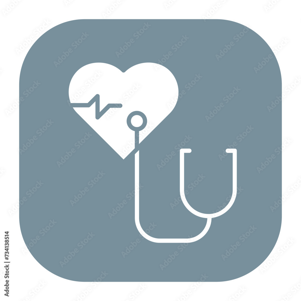 Poster cardiology icon