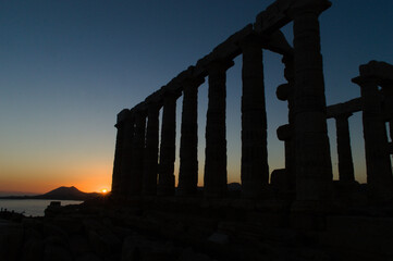 Temple of Poseidon at Cape Sounion, Greece