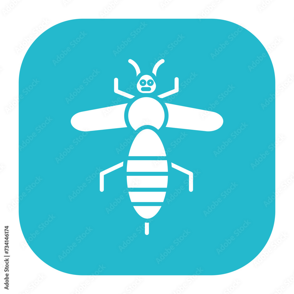 Canvas Prints honeybee icon