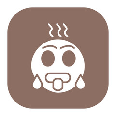 Hot Face Icon