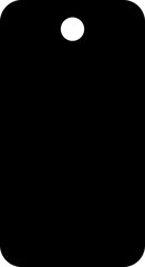 Sale or gift blank badge and label. Template banner badge. Special offer, sale, discount, shop, black flat vector for many purpose isolated on transparent background business shopping online website.