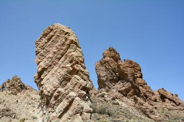 Fototapeta na wymiar Roque Cinchado rocks in Teide National Park