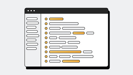 Programming Code on Computer Monitor