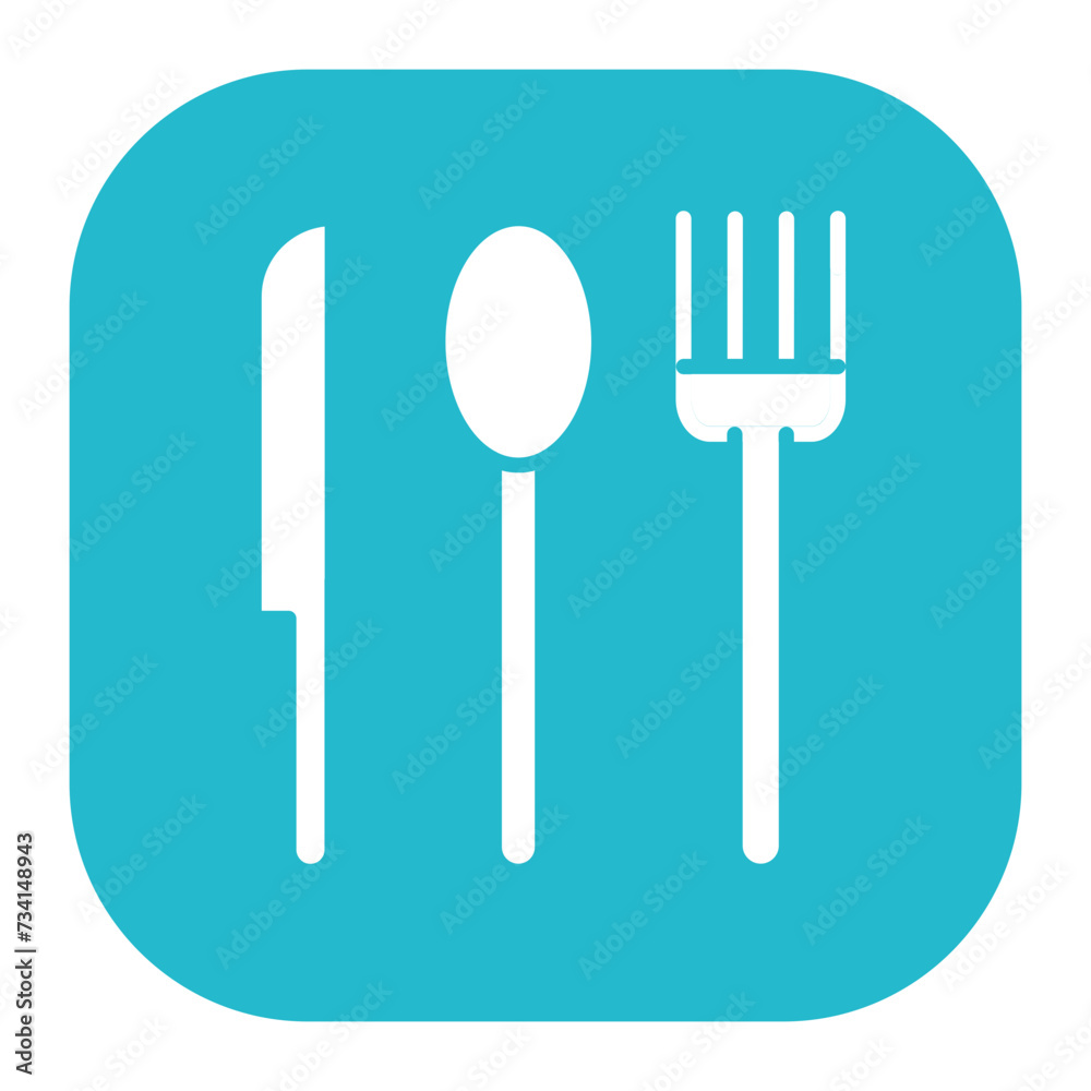 Canvas Prints cutlery icon