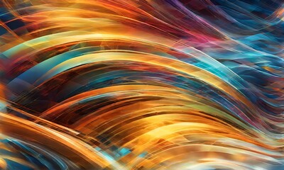 Obraz premium A vibrant portrayal of business and finance, with motion blur effect
