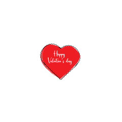 Happy Valentines Day Vector Image. Love symboles. Valentine Love Icon