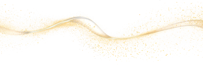 Gold Dust Swirl Elegance, png file of isolated cutout object on transparent background