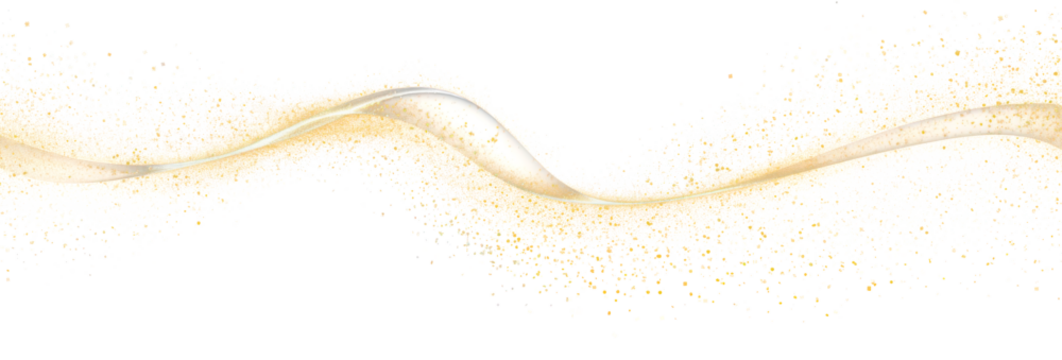 Gold Dust Swirl Elegance, png file of isolated cutout object on transparent background