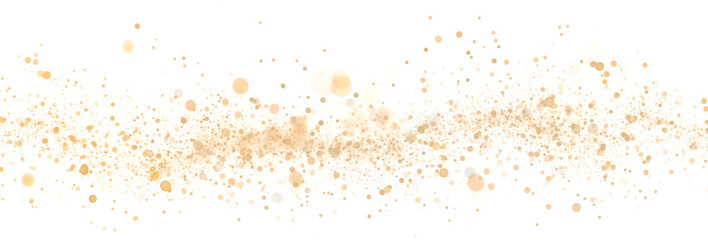 Fototapeta na wymiar Sparkling Gold Dust Swirl Effect, png file
