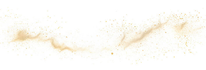 Gold Dust Swirl Movement, png file of isolated cutout object on transparent background