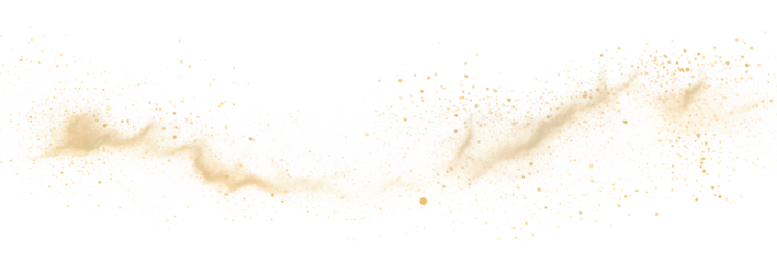 Gold Dust Swirl Movement, png file of isolated cutout object on transparent background