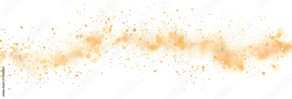 Canvas Prints gold dust swirl, png file of isolated cutout object
