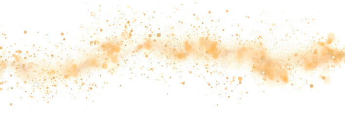 Gold Dust Swirl, PNG File of Isolated Cutout Object