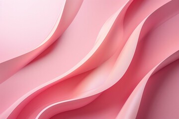 A pink background with a wavy design on it's side.