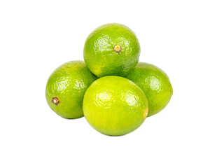 Bunch of small lime isolate