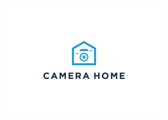 Creative Home and Camera combination logo design inspiration