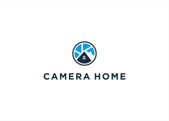 Creative Home and Camera combination logo design inspiration