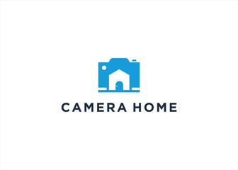 Creative Home and Camera combination logo design inspiration