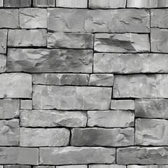 Vintage texture - old gray stone wall, seamless background