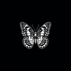 "Timeless Beauty: Discover the Most Searched Black & White Butterfly Illustrations on Adobe Stock, Perfect for Nature Enthusiasts"