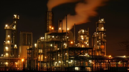 a large industrial plant