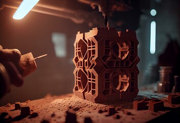 Revolutionizing Construction: 3D-Printed Bricks for Sustainable and Efficient Building. Generative AI