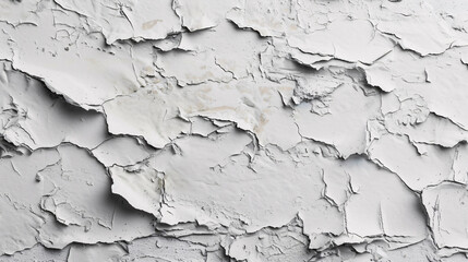 Obraz premium Immerse Yourself in the Nostalgic Appeal of an Old White Grunge Poster, Featuring Torn Collage Elements and a Crumpled Paper Plaque Texture Background.