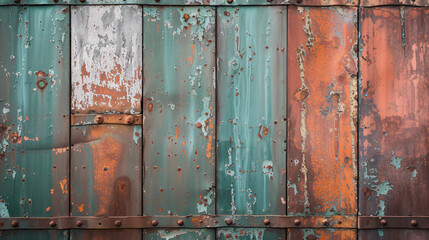 Rustic Metal Wall Backgrounds.