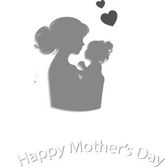 Happy mothers day facebook post banner illustration design template