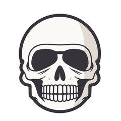 skull  vector illustration isolated transparent background logo, cut out or cutout t-shirt design