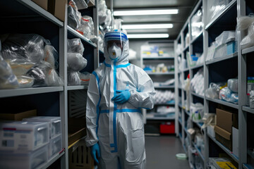 Storekeeper in Safety Gear