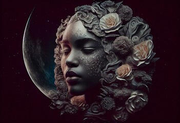 Moon of feminity - By Generative AI