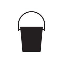 Bucket vector icon. Bucket flat sign design. Bucket symbol pictogram. UX UI icon