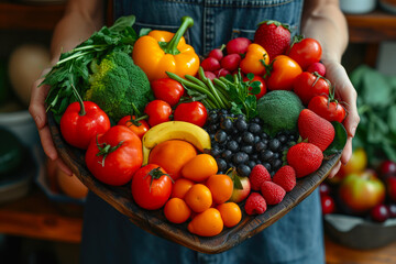Healthy Heart: Fruits and Veggies Display