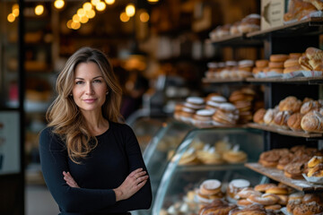 Warmth and Expertise: Portrait of a Bakery Proprietor