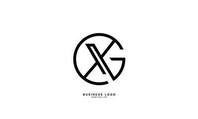 GX, XG, G, X, Abstract Letters Logo Monogram