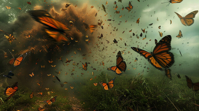 Butterflies in a tornado A virus twist uniquely rendered in 3D