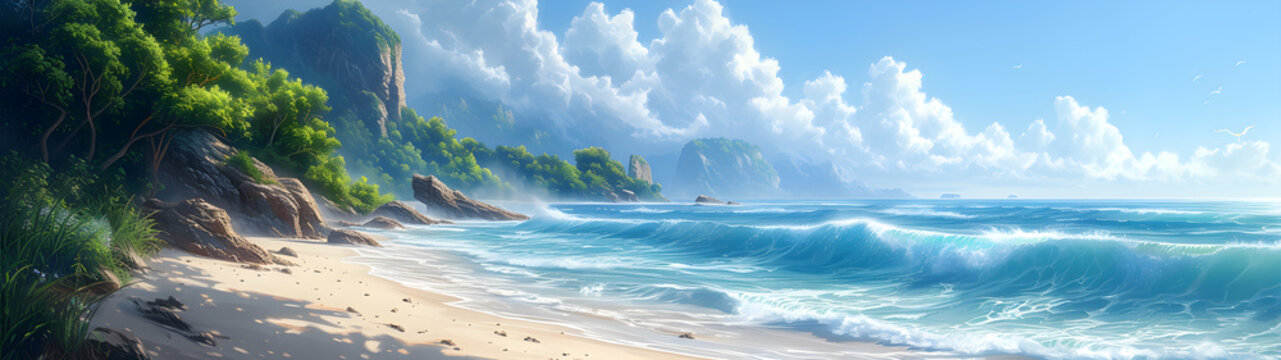 a picture of a beautiful seascape